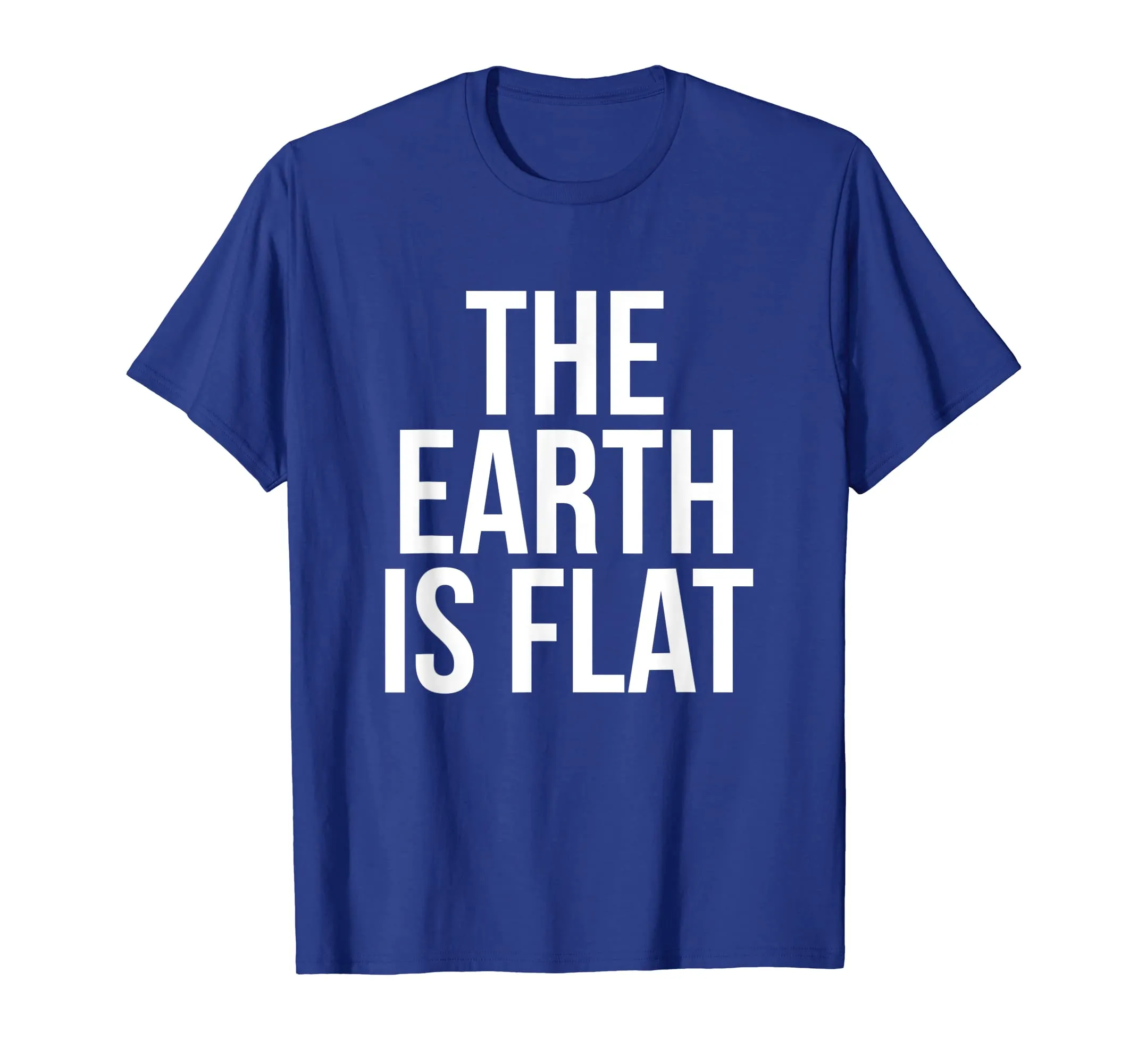 The Earth Is Flat T-Shirt Flat Earther Stationary Plane Gift