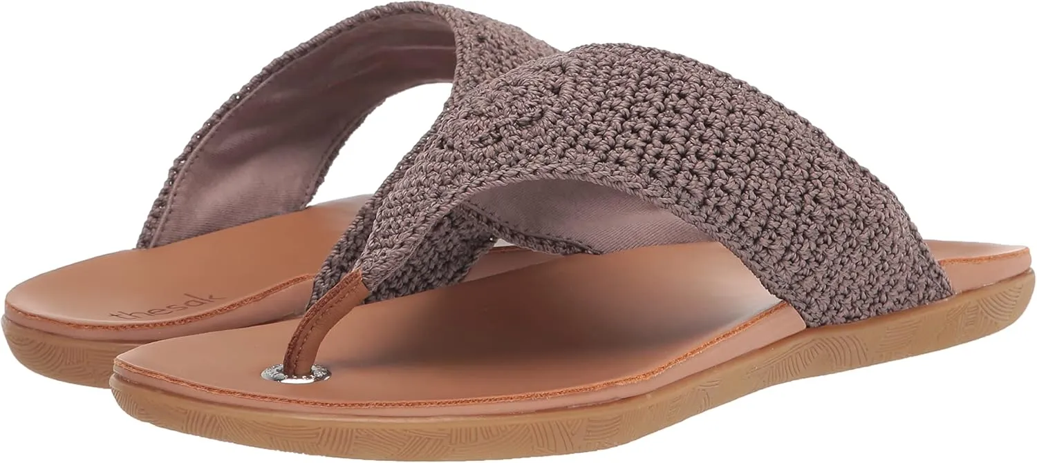 The Sak Shana Thong Sandal in Crochet, Slip On Entry