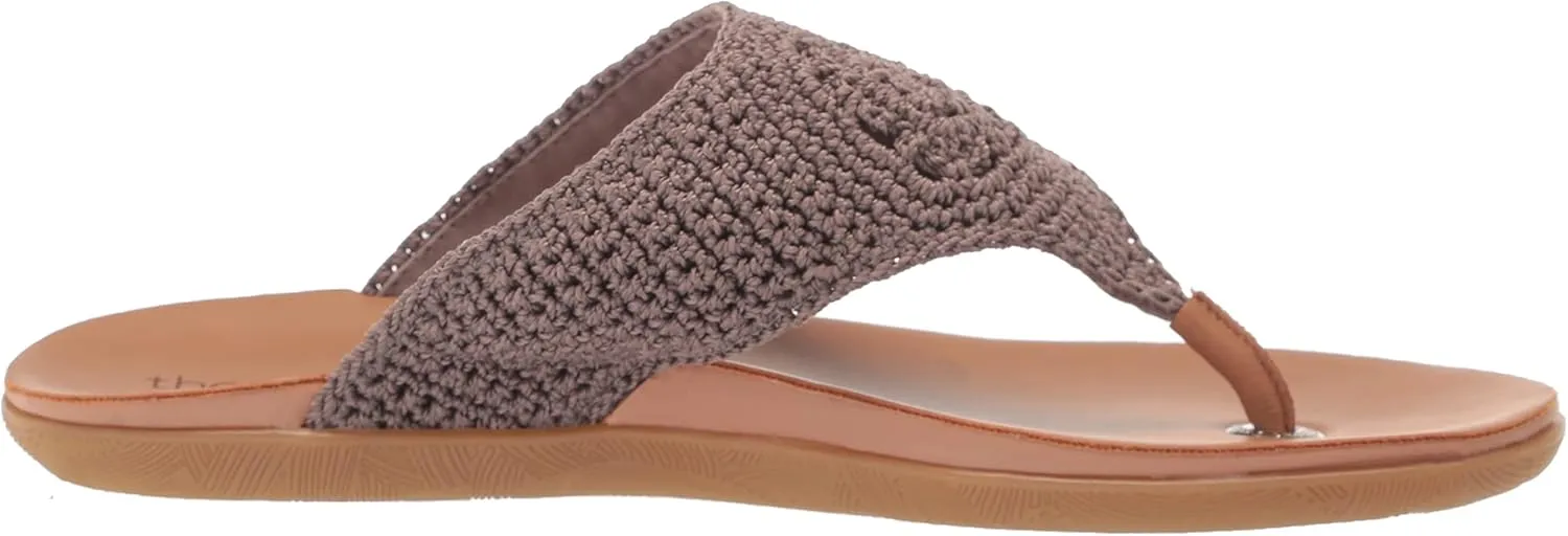 The Sak Shana Thong Sandal in Crochet, Slip On Entry