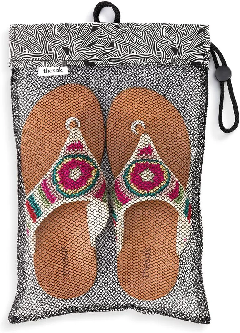 The Sak Shana Thong Sandal in Crochet, Slip On Entry
