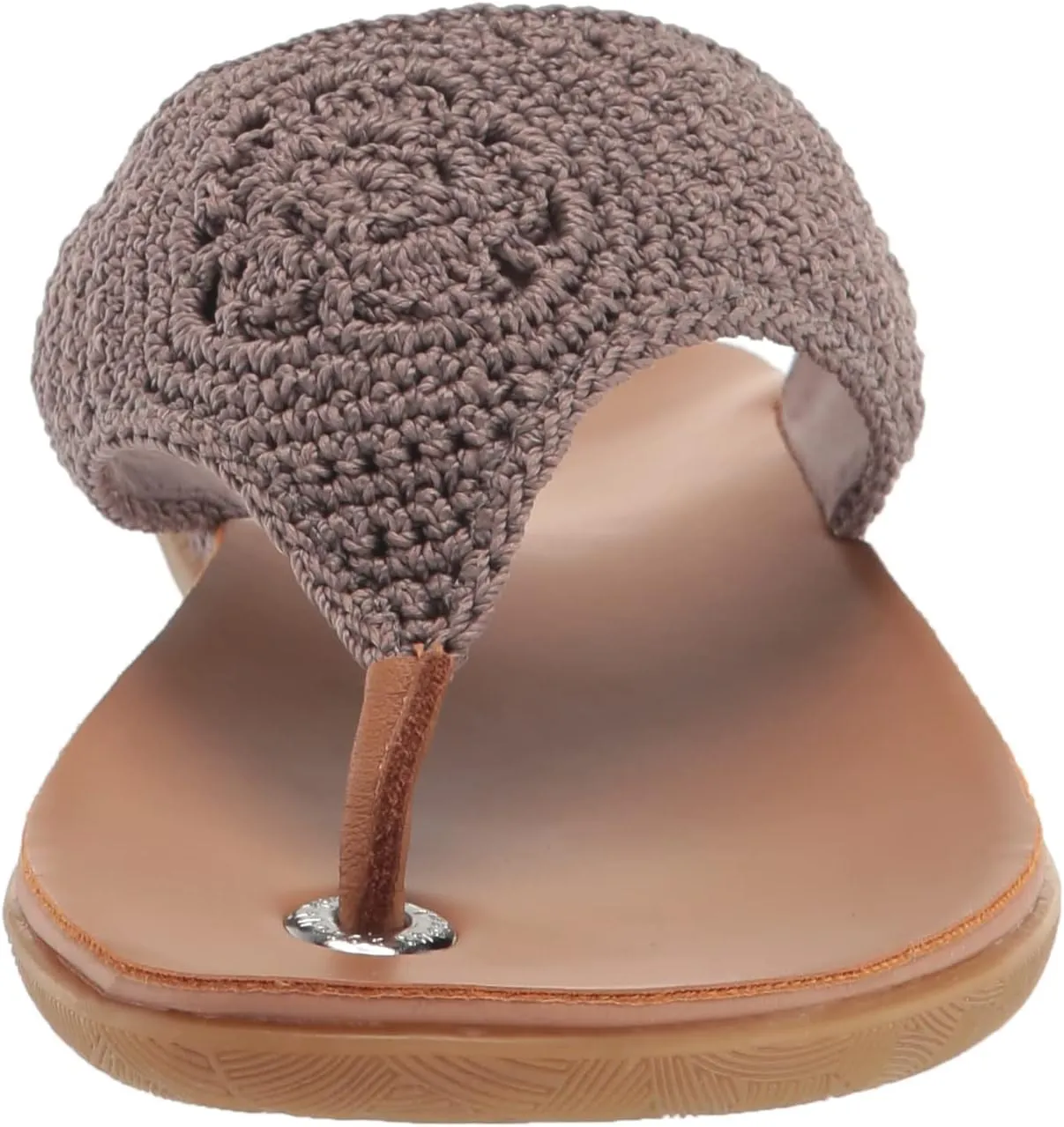 The Sak Shana Thong Sandal in Crochet, Slip On Entry
