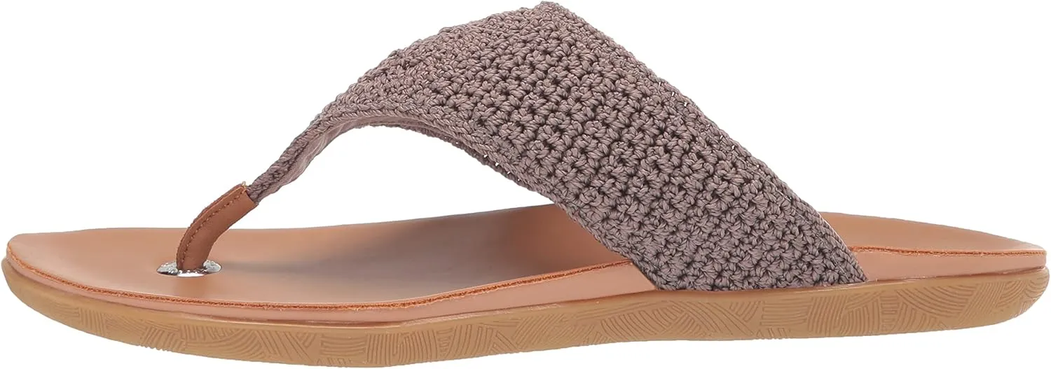 The Sak Shana Thong Sandal in Crochet, Slip On Entry