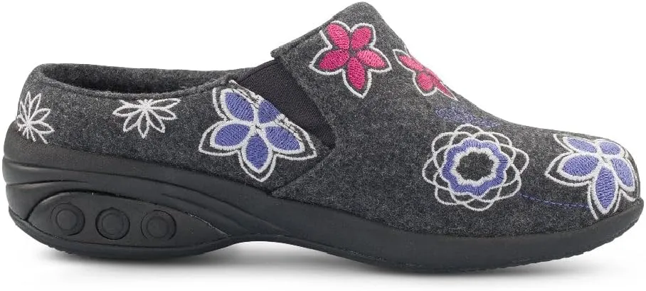 Therafit Angela Women's Arch Support Wool Clog Slip-On, Slipper - comfort, protection and relief from arch pain, heel pain, plantar fasciitis, pronation and other foot pain symptoms