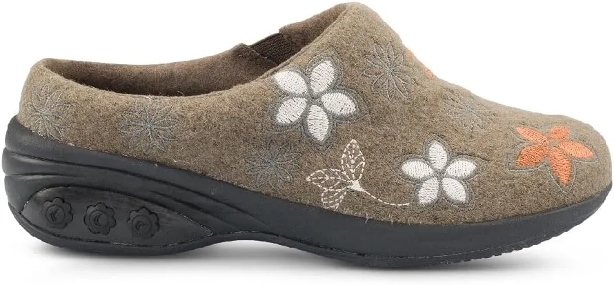 Therafit Angela Women's Arch Support Wool Clog Slip-On, Slipper - comfort, protection and relief from arch pain, heel pain, plantar fasciitis, pronation and other foot pain symptoms
