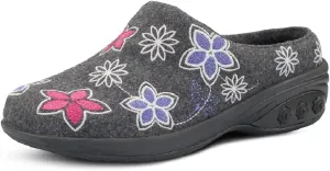 Therafit Angela Women's Arch Support Wool Clog Slip-On, Slipper - comfort, protection and relief from arch pain, heel pain, plantar fasciitis, pronation and other foot pain symptoms