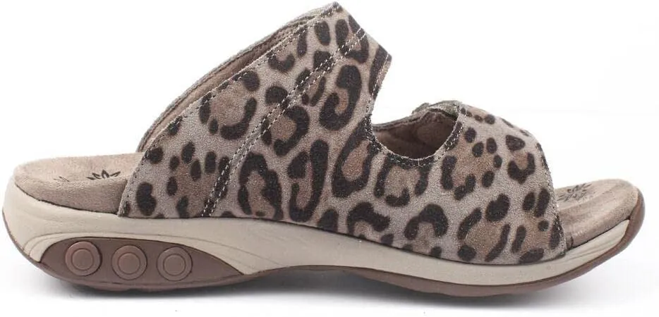 Therafit Eva Women's Leather Adjustable Strap Slip On Sandal - Special Edition - for Plantar Fasciitis/Foot Pain