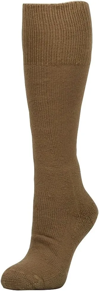 thorlos womens Mcb Max Cushion Over the Calf Military Combat Boot Sock