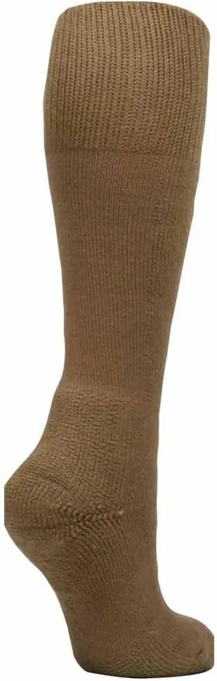 thorlos womens Mcb Max Cushion Over the Calf Military Combat Boot Sock