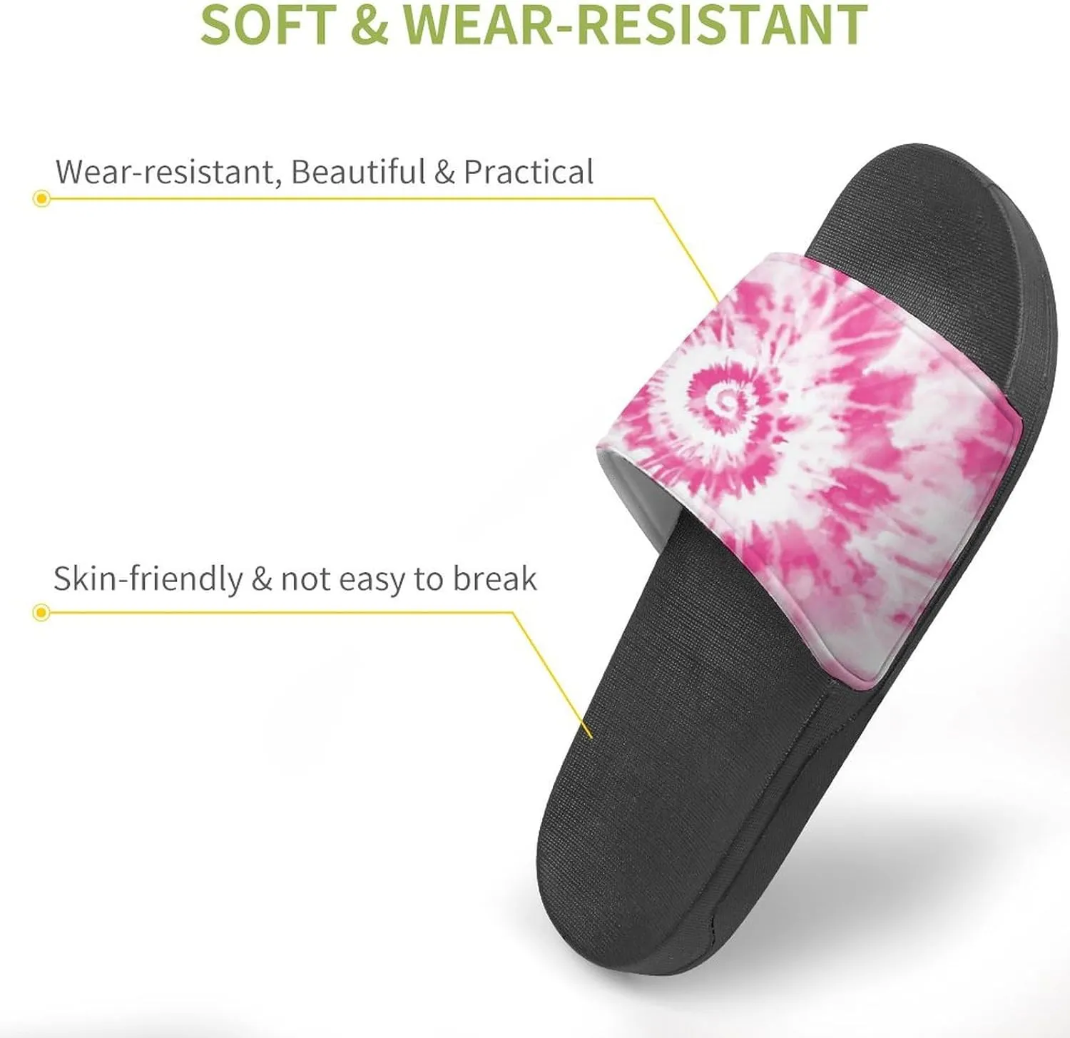 Tie Dye Colorful Slippers Man Womans Slides Shoes Sandals Slip On Flip Flops for Outdoor Beach Home Indoor