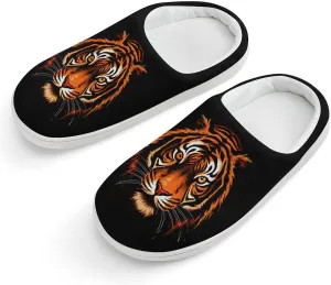 Tiger Kids Slippers for Girls Boys Winter Warm Plush Slip On House Slippers for Indoor Outdoor