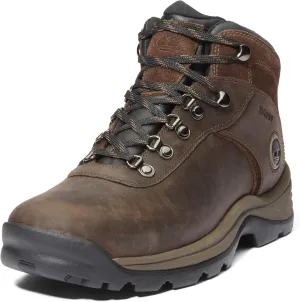 Timberland Men's Flume Mid Waterproof Hiking Boot, Dark Brown, 10.5