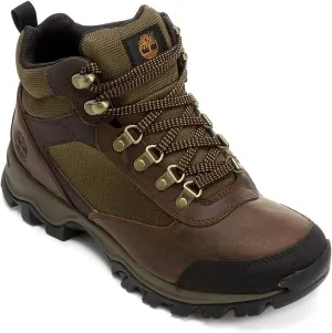 Timberland Men's Keele Ridge Waterproof Hiking Boot,Dark Brown Full Grain,US