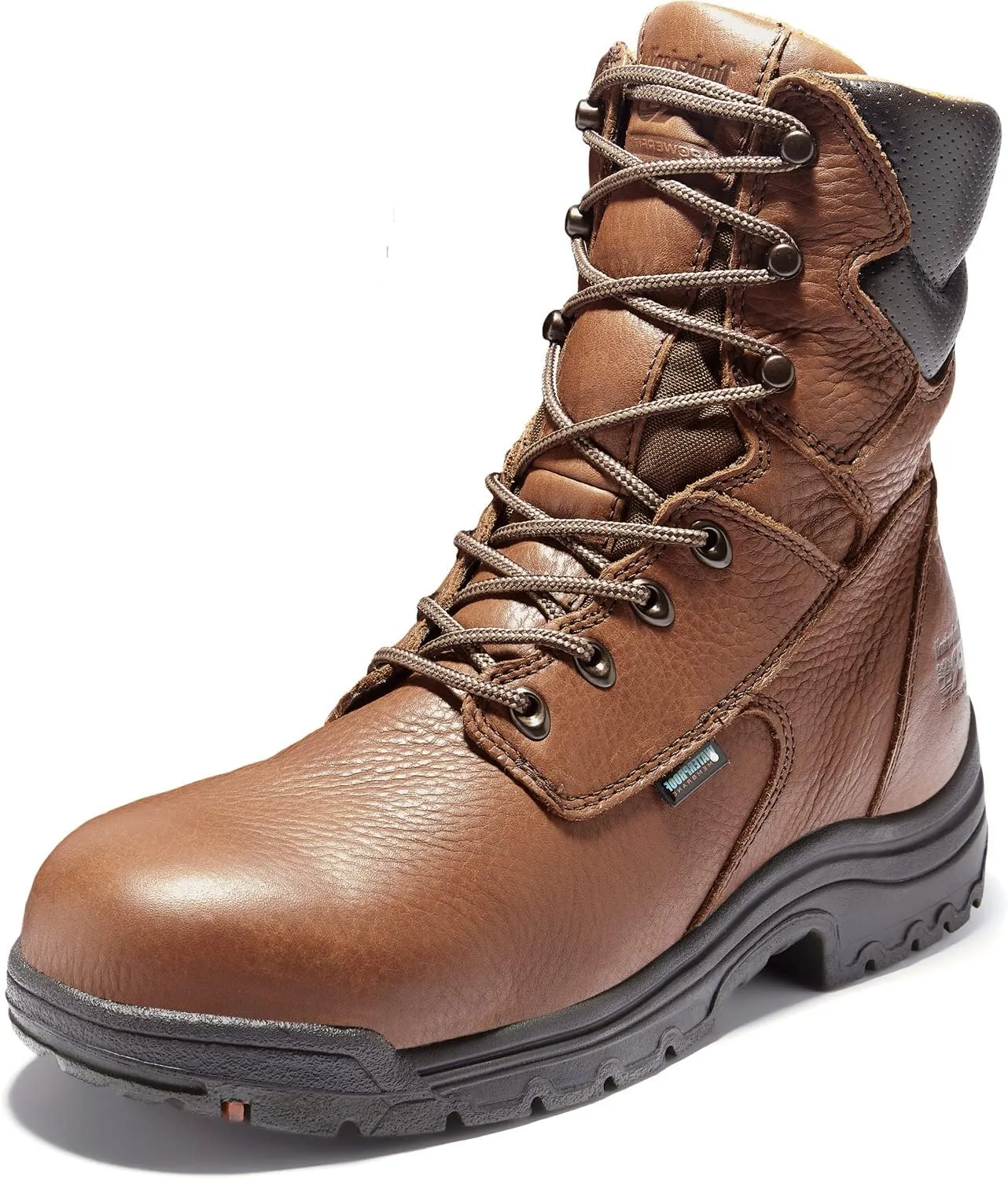 Timberland PRO Men's Titan 8 Inch Alloy Safety Toe Waterproof Industrial Work Boot, Brown, 13 Wide