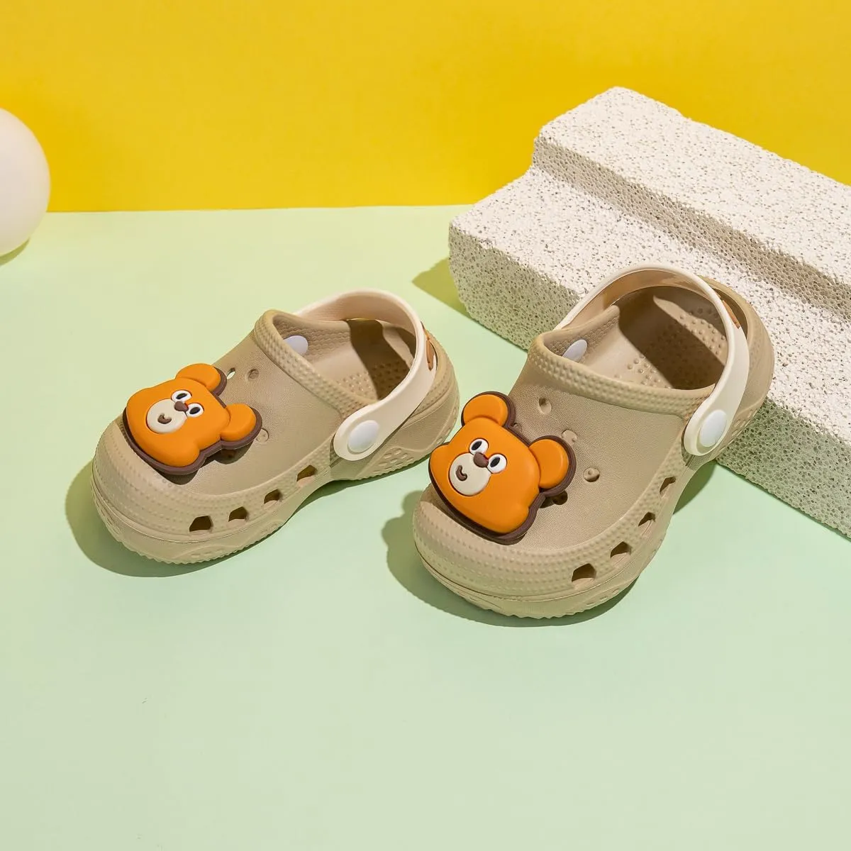 Toddler Kids Boys Girls Cute Garden Water Clogs Slip On Sandals Slides Lightweight Slipper Outdoor Summer Swimming Pool Infant Children Beach Pool Shoes