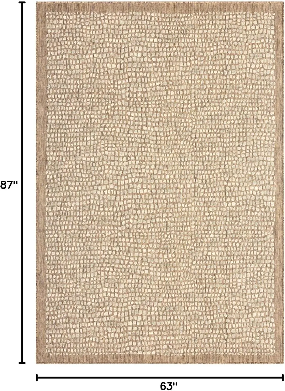 Tommy Bahama Marlin Transitional Indoor/Outdoor Area Rug, Brown, 5'3"x7'3"