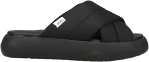 TOMS Alpargata Mallow Crossover Sandal Black/Black 10 B (M)