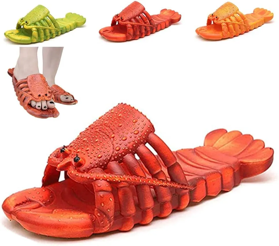 TOTENJS Lobster & Fish Slippers, Bass Sandals