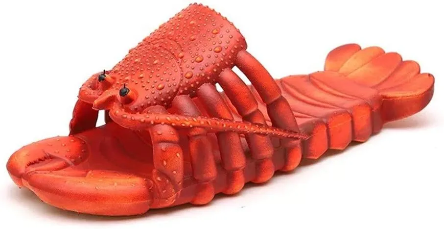 TOTENJS Lobster & Fish Slippers, Bass Sandals
