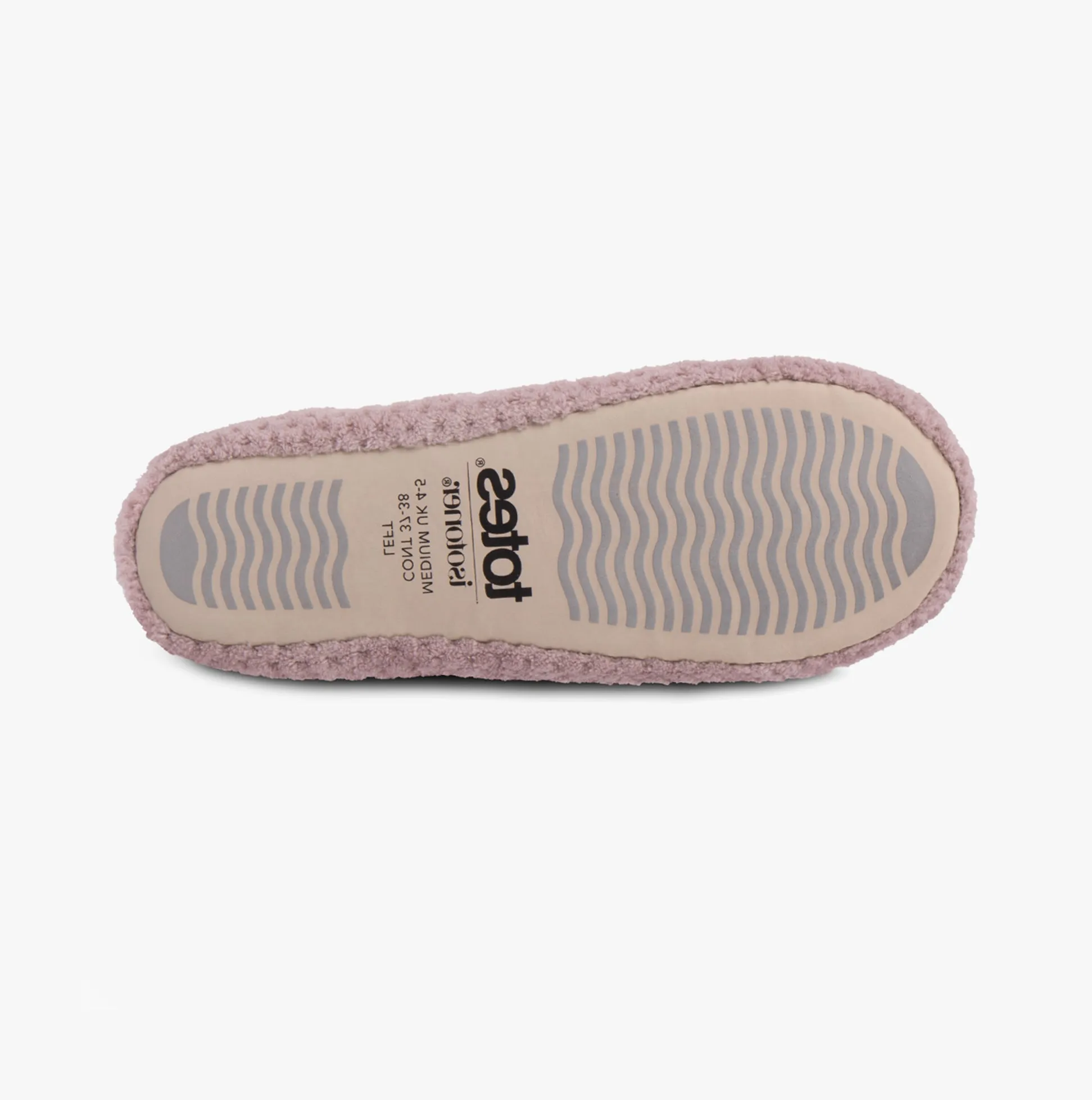 Totes Isotoner POPCORN Ballet Slippers Womens Dusky Pink