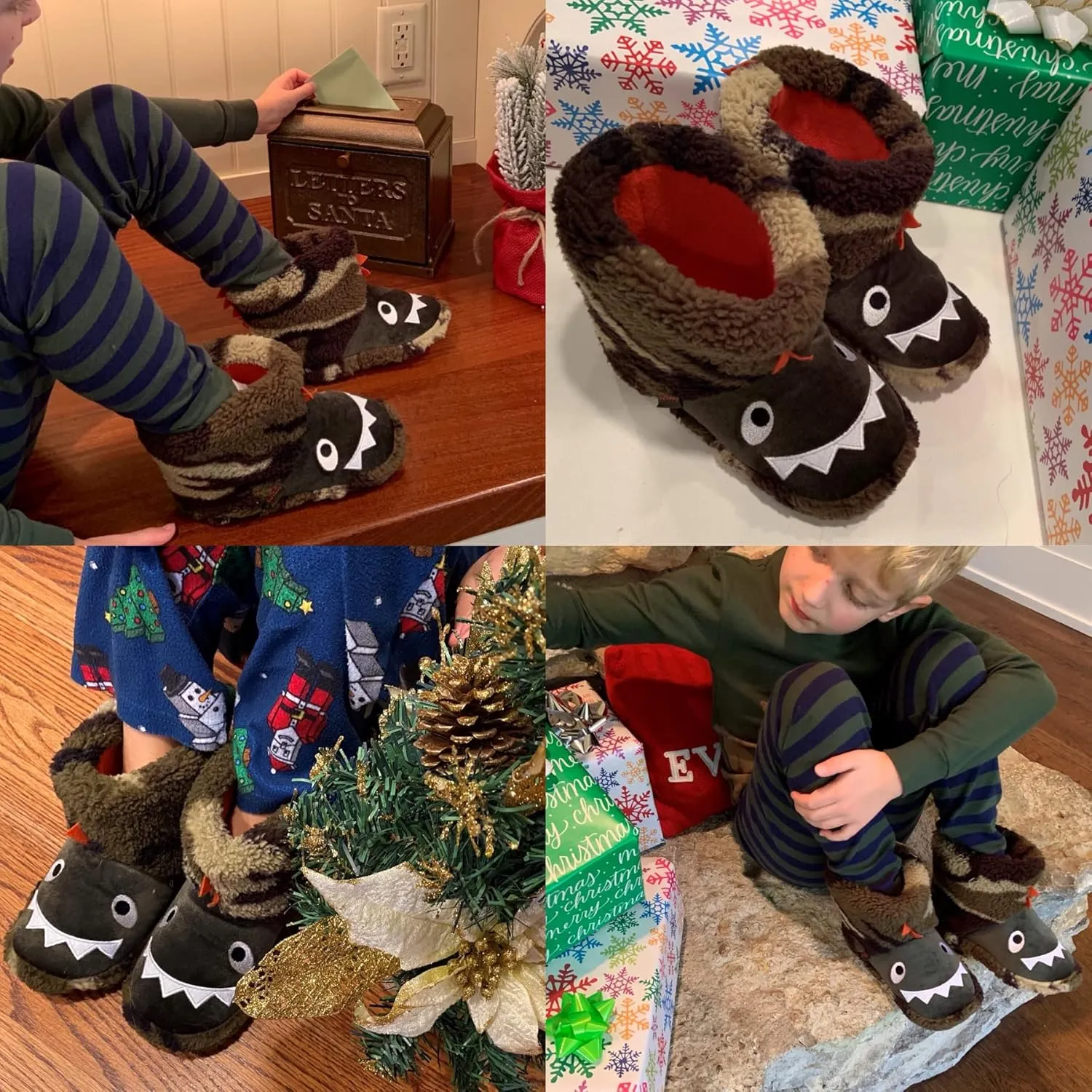 totes Unisex-Child Boot Slipper