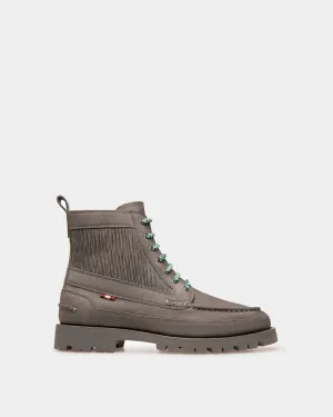 Treldon Leather Boots In Dark Mineral
