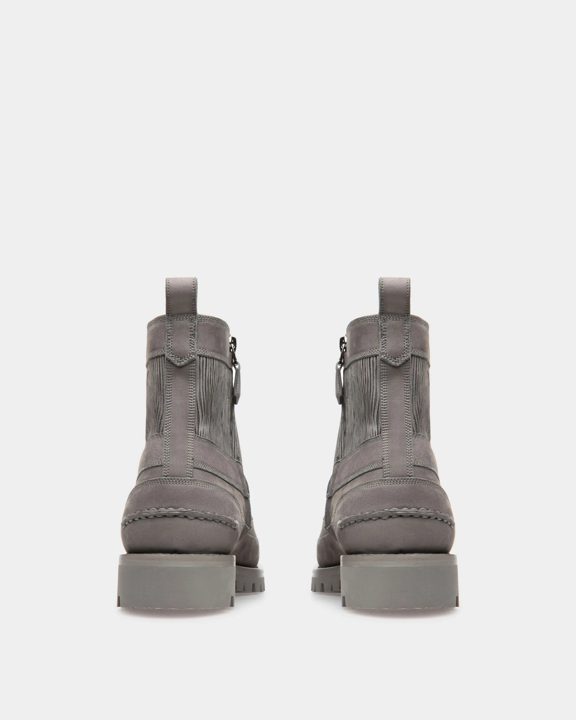 Treldon Leather Boots In Dark Mineral