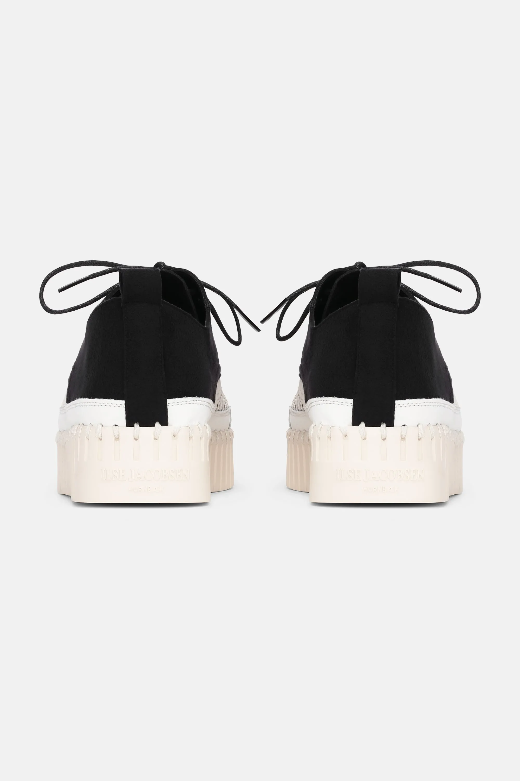 Tulip Slipper Mit Schnürung - Black