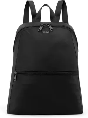 TUMI - Just In Case Foldable Backpack - Lightweight, Compact Travel Backpack - For One Bag Travel - 15.5" X 12.3" X 4.5" - Black with Gunmetal Hardware