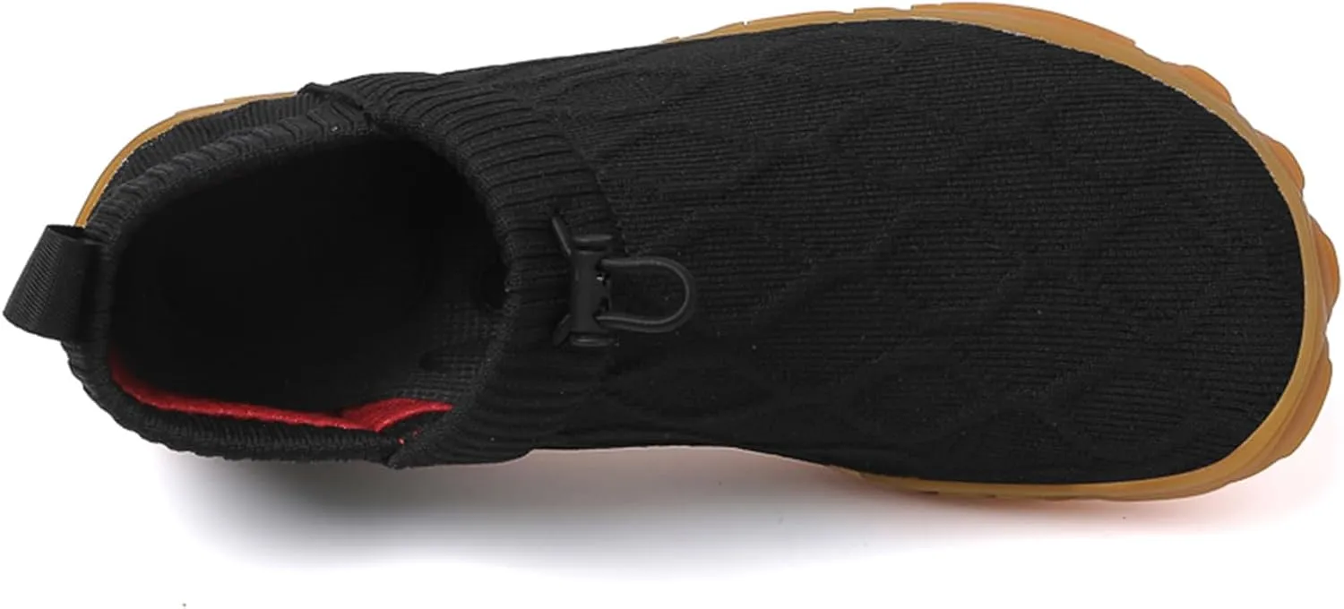 UMANPOO Men Hiking Water Shoes Barefoot Running Slip On Sneakers Casual Walking Slippers Gym Sock Flats Loafers Non Slip