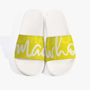 Unisex Yellow Slides