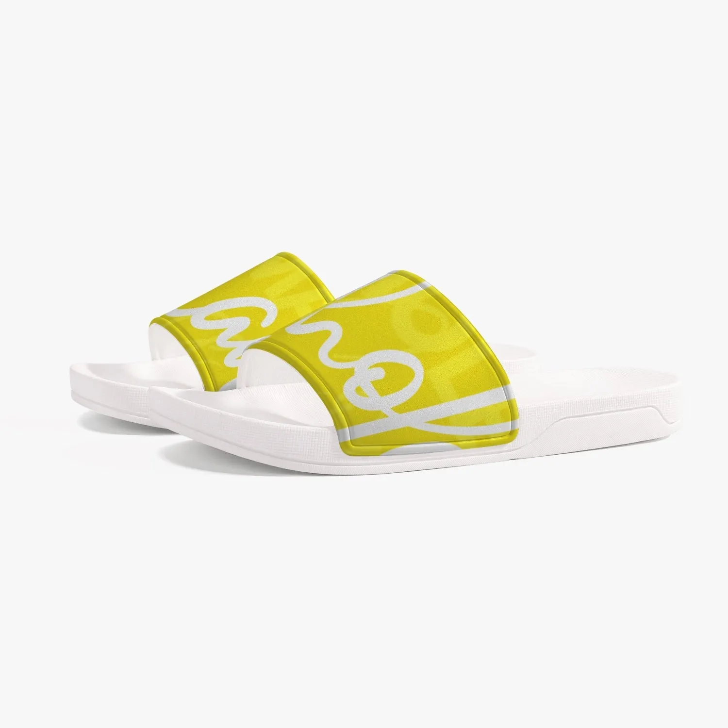 Unisex Yellow Slides