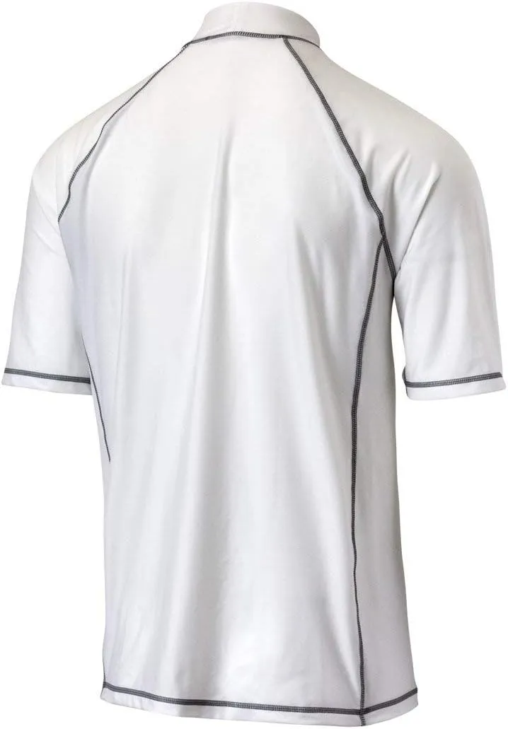 UV SKINZ UPF 50  Mens Short Sleeve Active Sun & Swim Shirt