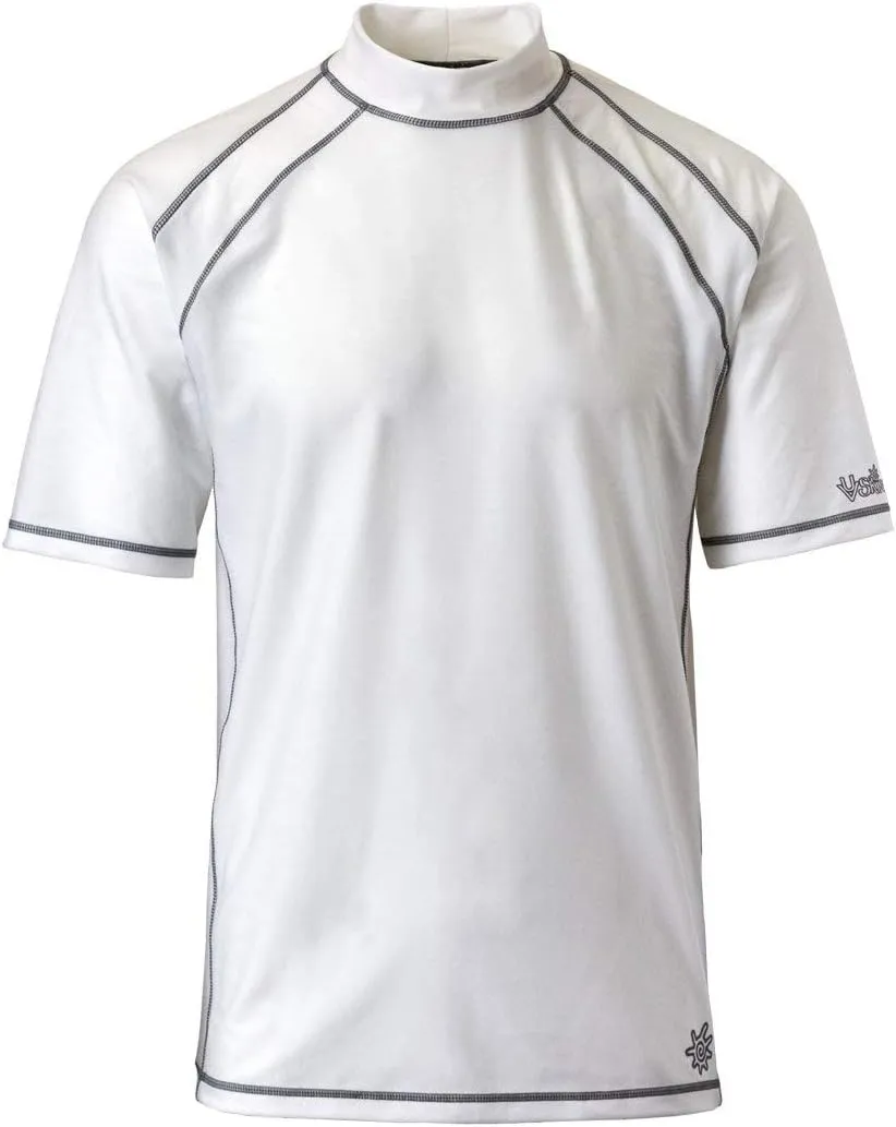 UV SKINZ UPF 50  Mens Short Sleeve Active Sun & Swim Shirt