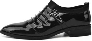Venshine Mens Dress Shoes Slip On Monk Strap Loafer Formal Oxford Shoes