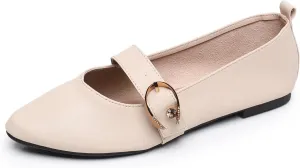 VenusCelia Women's Mary Jane Flat Shoe