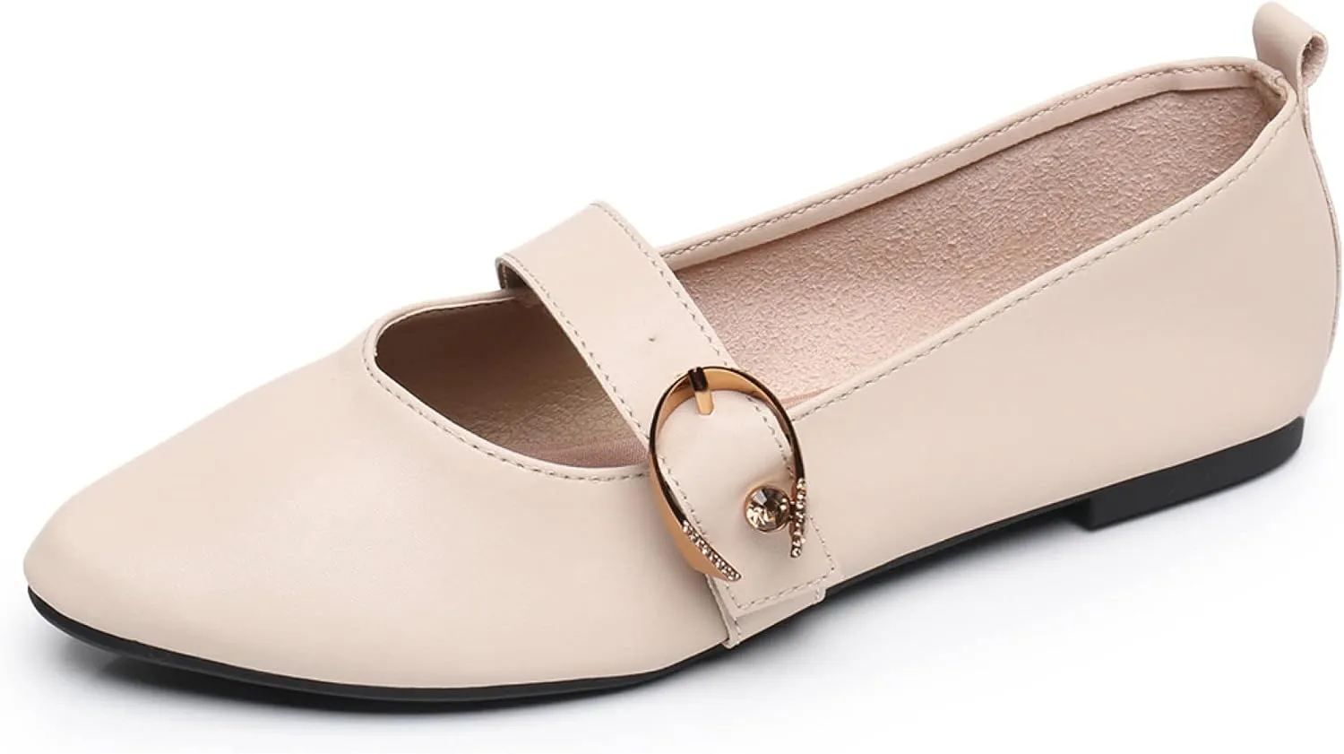 VenusCelia Women's Mary Jane Flat Shoe