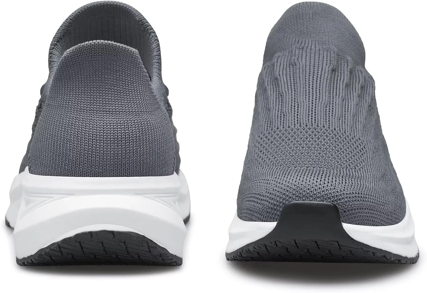 vibdiv Slip-in Walking Shoes Men Barefoot Sock Sneakers Flat Lightweight Casual Comfortable Breathable Laceless