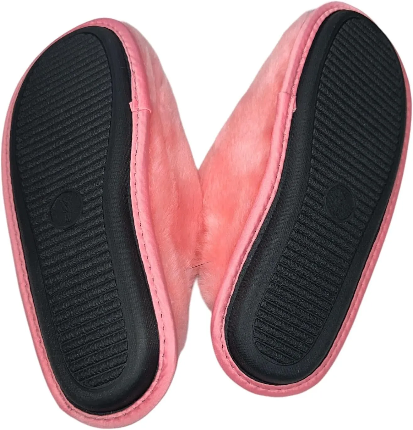Victoria's Secret Closed Toe Faux Fur Slipper Color Pink New