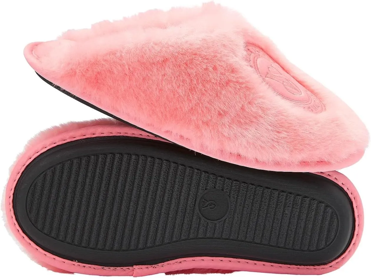 Victoria's Secret Closed Toe Faux Fur Slipper Color Pink New
