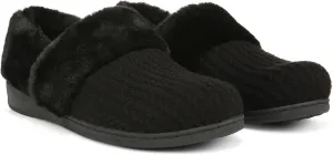 Vionic Endear Women's Cable Knit Faux Fur Trim Comfort Slipper