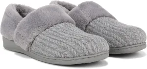 Vionic Endear Women's Cable Knit Faux Fur Trim Comfort Slipper