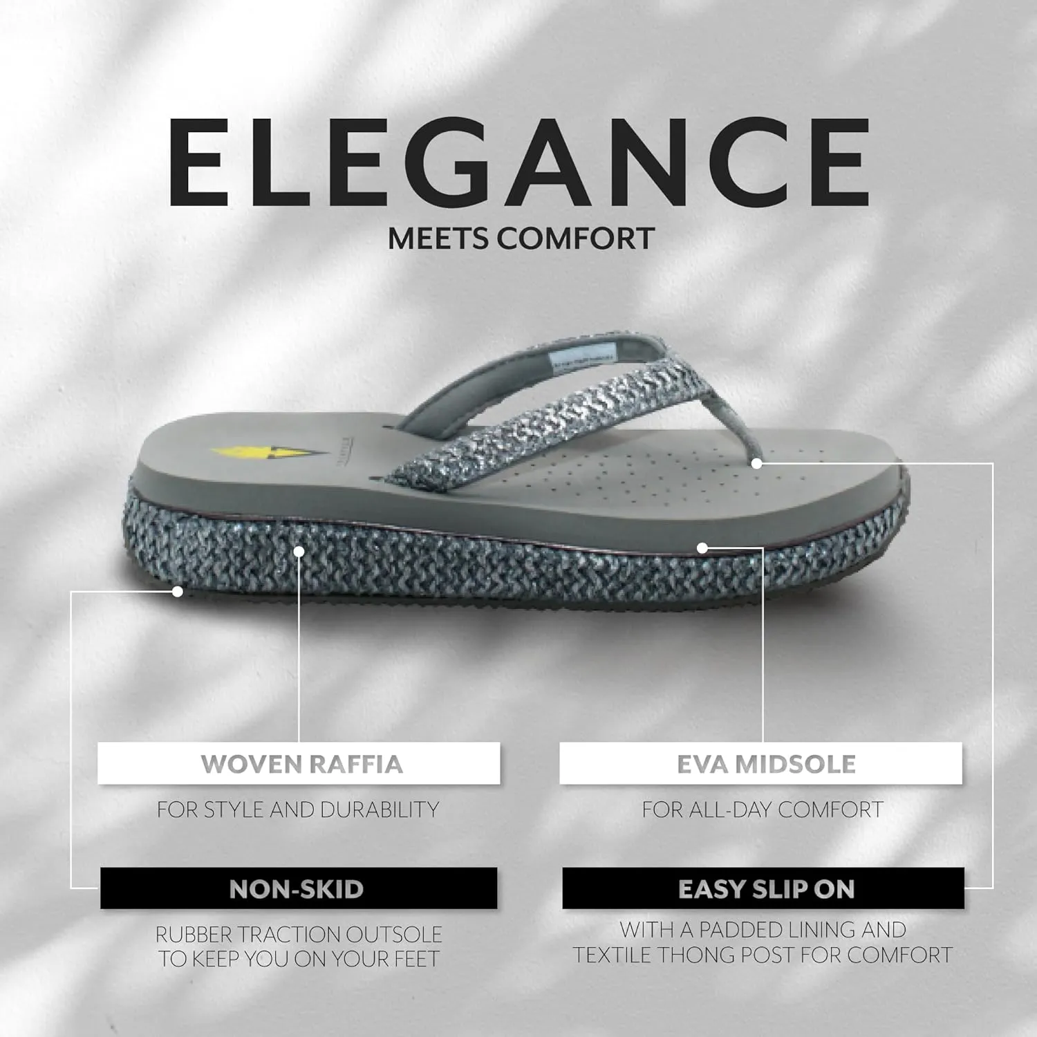 VOLATILE Women's Palau Slip-On Thong Wedge Sandal