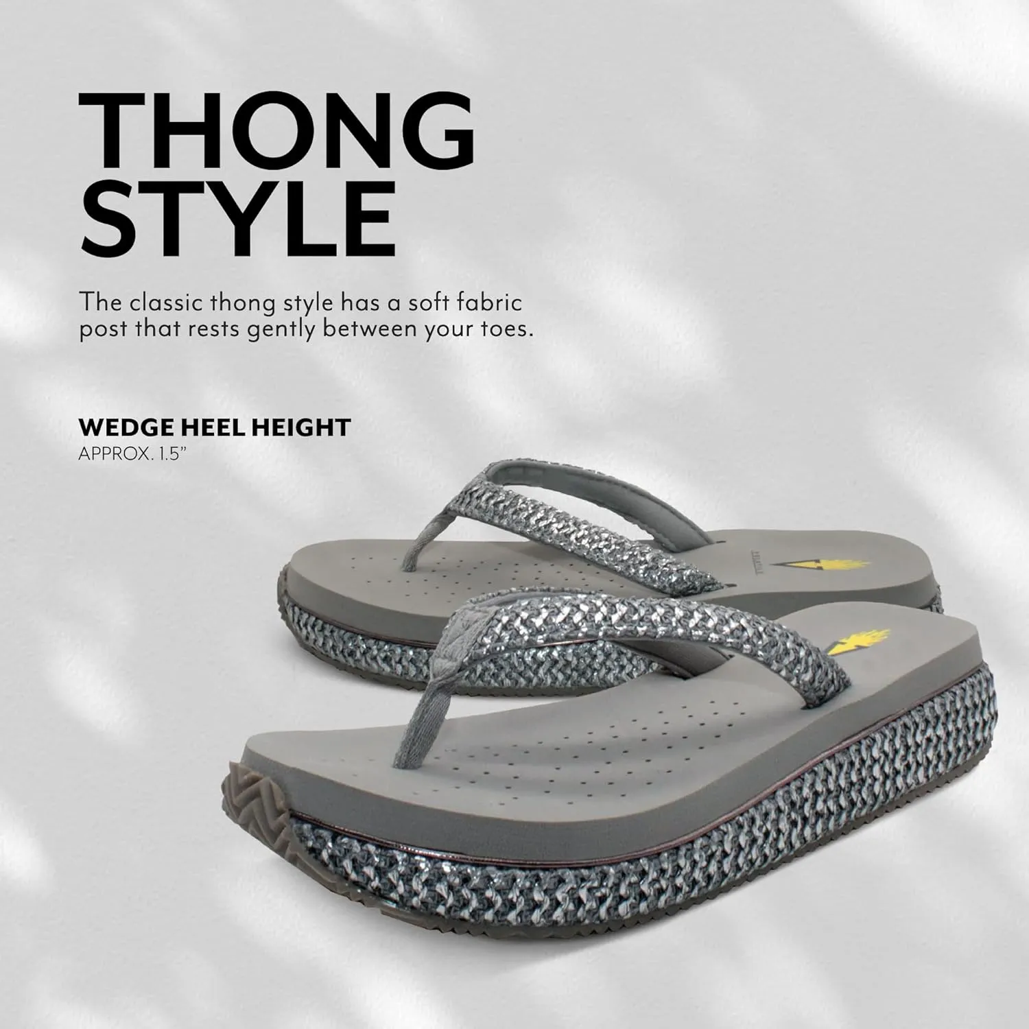 VOLATILE Women's Palau Slip-On Thong Wedge Sandal
