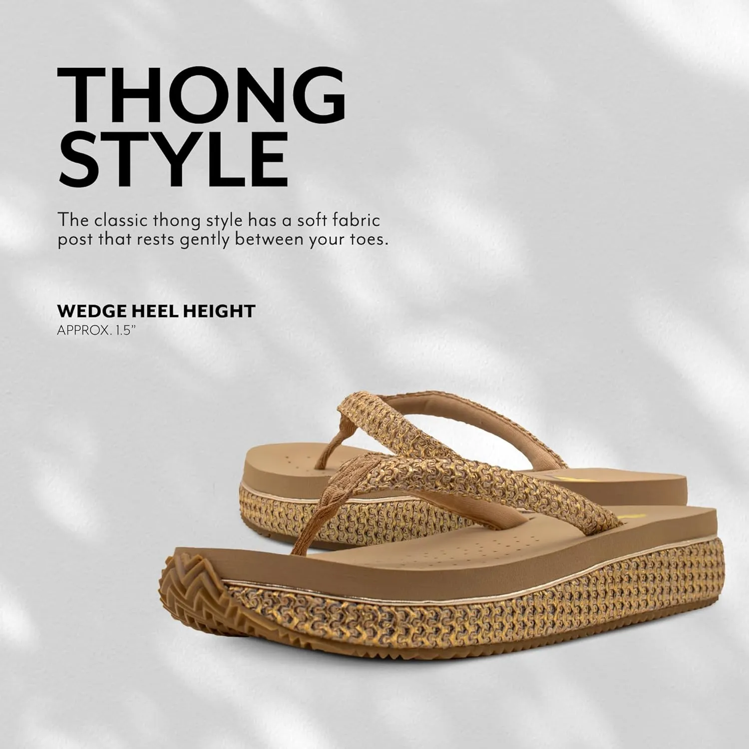 VOLATILE Women's Palau Slip-On Thong Wedge Sandal