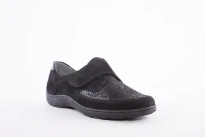 WALDLAUFER - 496H31 HENNI - VELCRO SHOE - BLACK