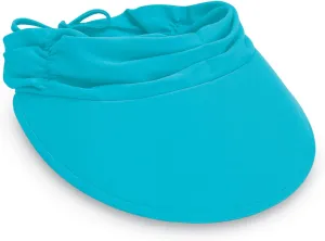 Wallaroo Hat Company Women’s Aqua Sun Visor – UV Sun Protection, Water Friendly, Packable Design, Adjustable, Medium Size