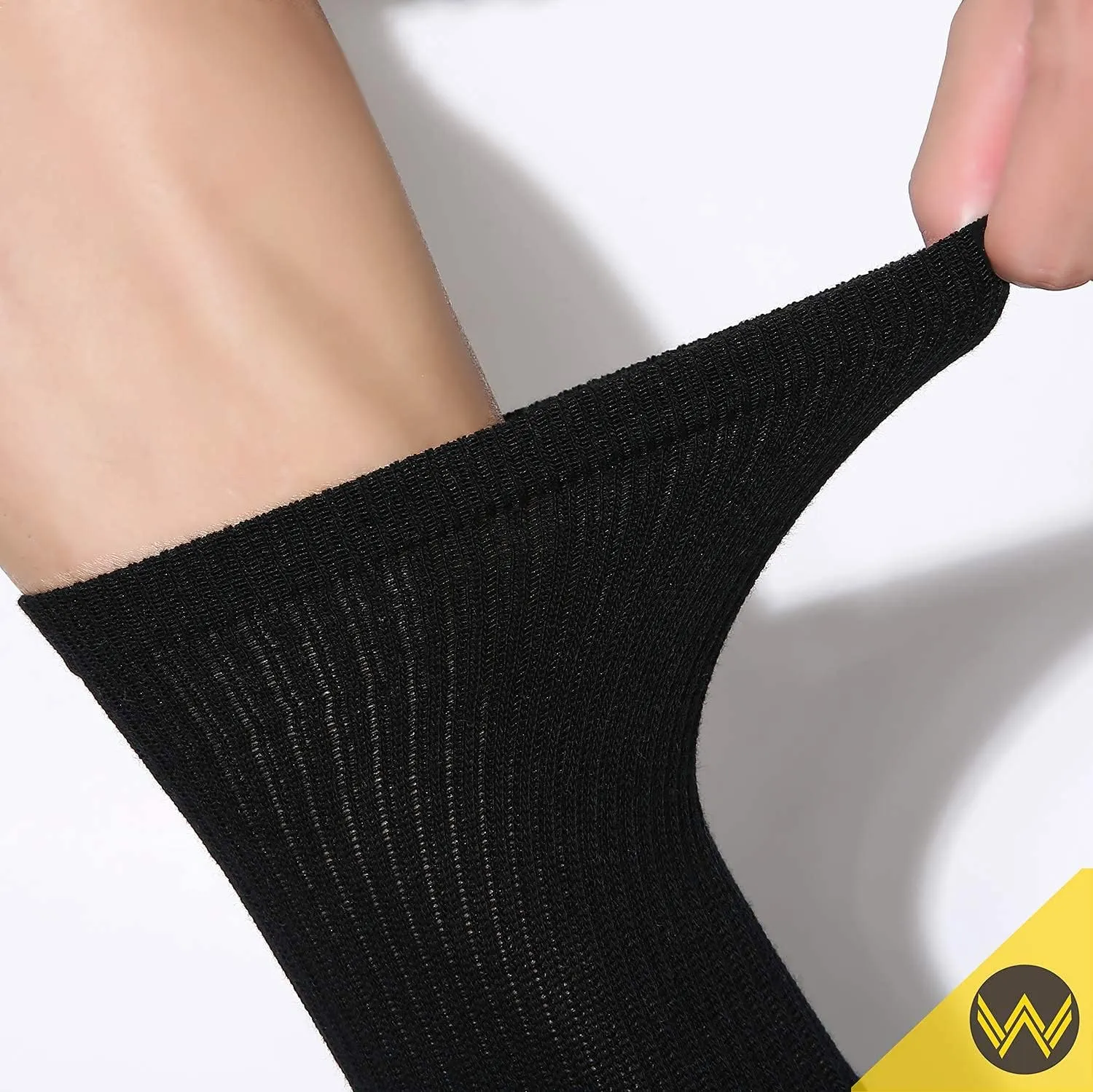 WANDER Women's Athletic Crew Socks 8 Pairs Cushion Running Socks for Women Sport Wicking Cotton Socks 7-10/10-14