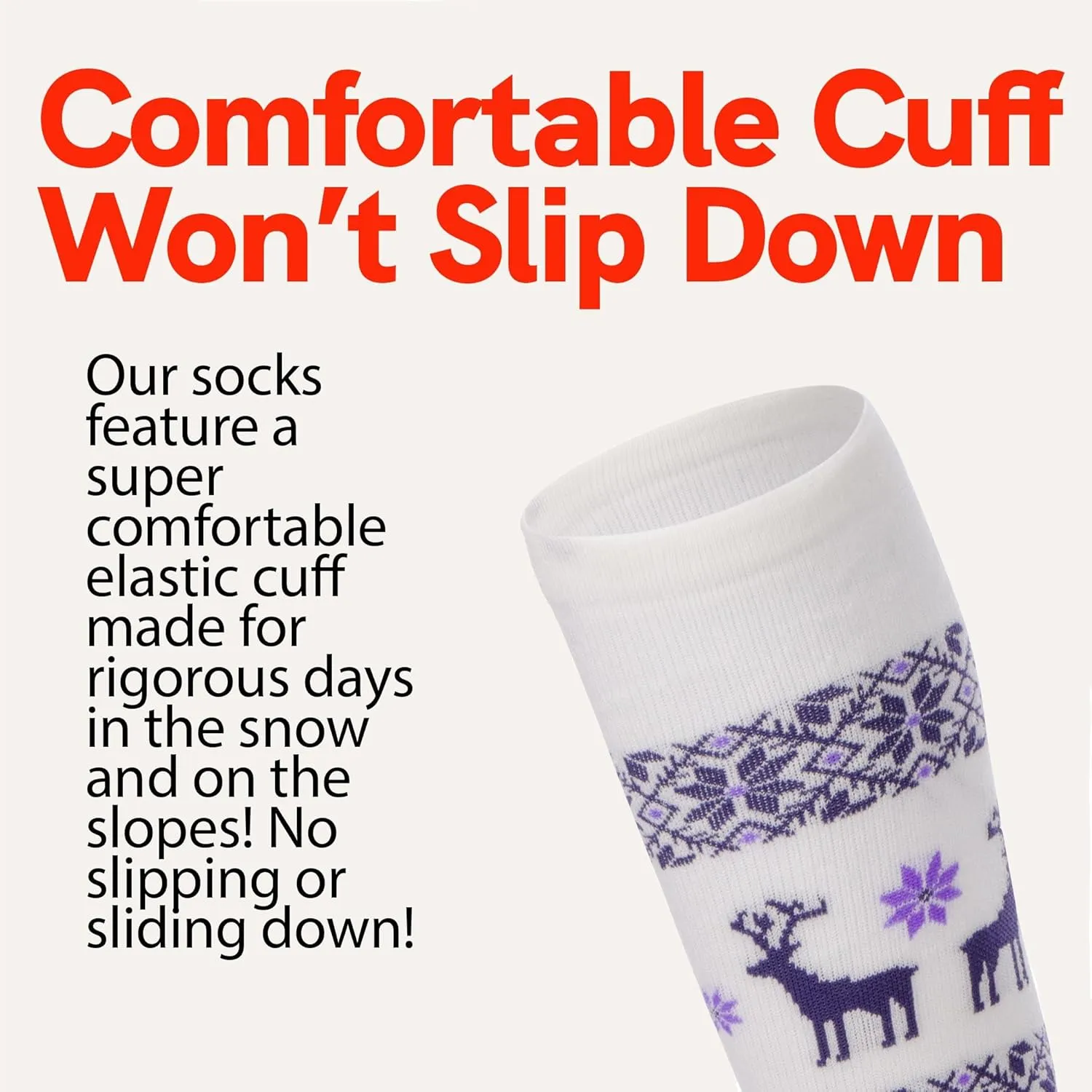 Warm Wool Ski Socks Winter – Women Skiing Merino Snowboard Pack Men