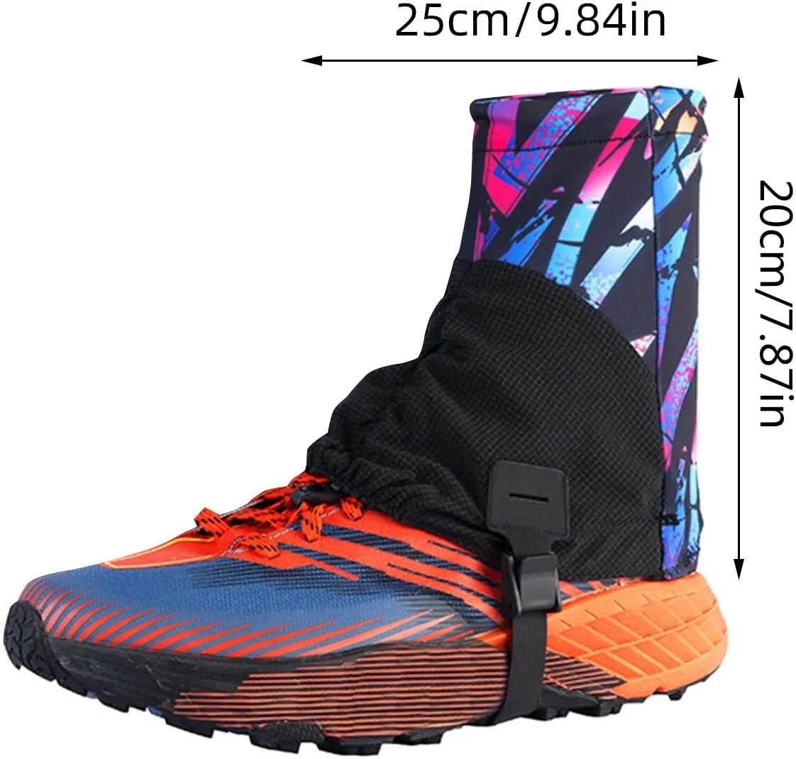 Waterproofs Outdoor Gaiters Low Trail Gaiters Protective Sand Prevention For Triathlons Hiking Climbing