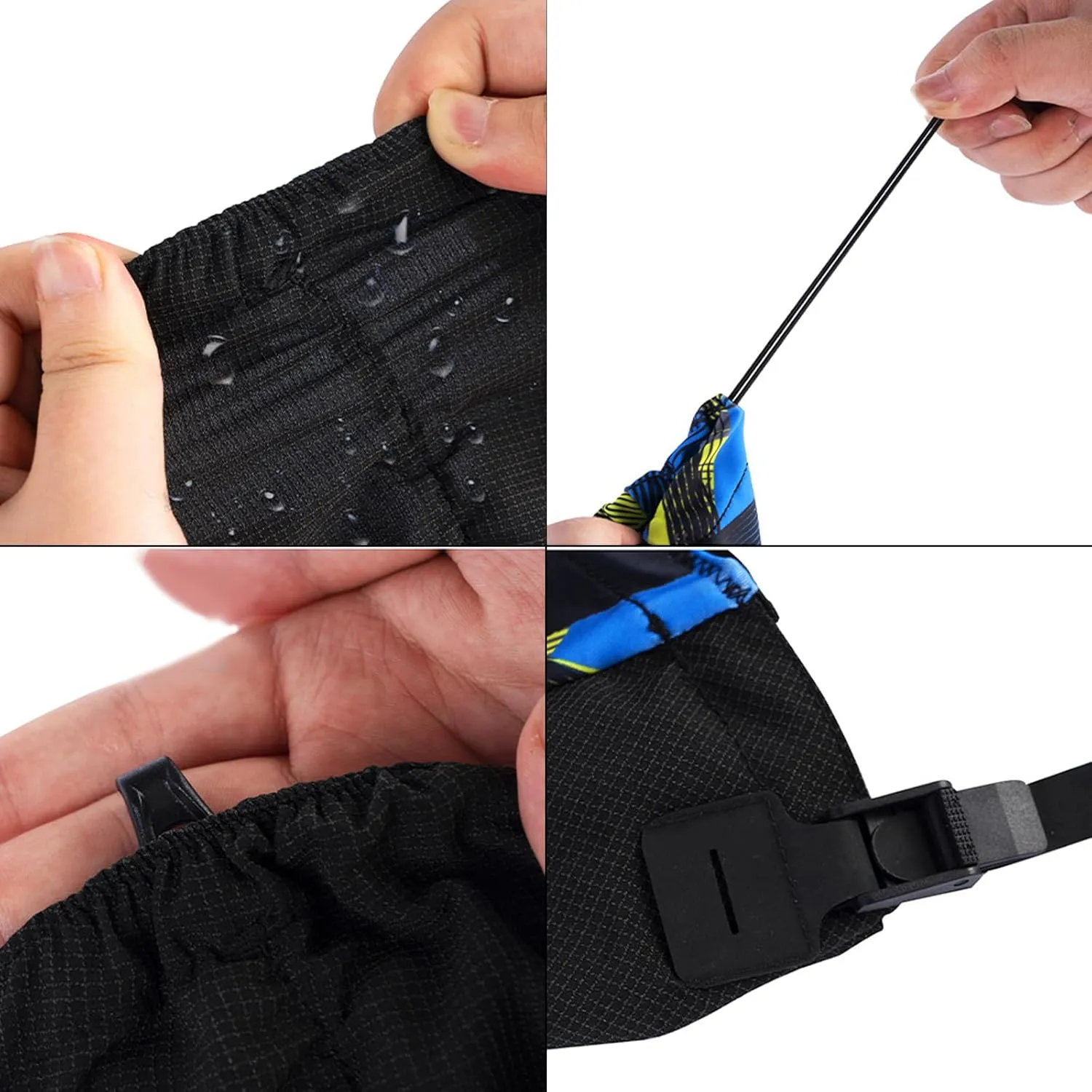 Waterproofs Outdoor Gaiters Low Trail Gaiters Protective Sand Prevention For Triathlons Hiking Climbing
